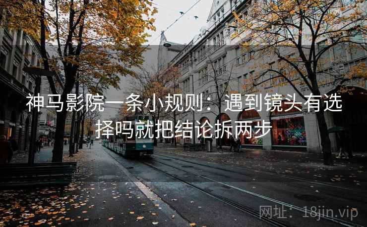 神马影院一条小规则：遇到镜头有选择吗就把结论拆两步